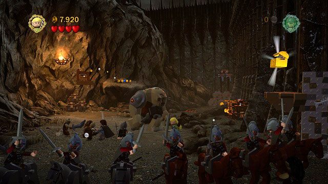 Do pokonania mamy kolejnego trolla, który w przeciwieństwie do swojego poprzednika posiada pancerne naramienniki - Czarna Brama | Opis przejścia - Akt III | LEGO The Lord of the Rings - LEGO The Lord of the Rings: Władca Pierścieni - poradnik do gry