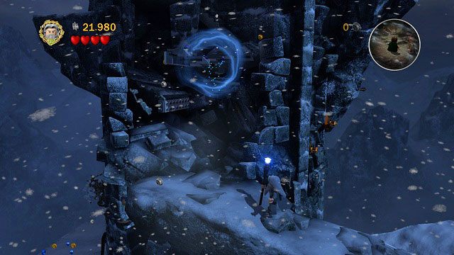 Zawalone schody naprawimy przy użyciu magii Gandalfa - Obłaskawienie Golluma | Opis przejścia - Akt II | LEGO The Lord of the Rings - LEGO The Lord of the Rings: Władca Pierścieni - poradnik do gry