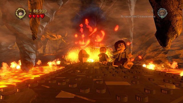 Pozostało nam już tylko uciec przed erupcją wulkanu i obejrzeć zakończenie - Góra Przeznaczenia | Opis przejścia - Akt III | LEGO The Lord of the Rings - LEGO The Lord of the Rings: Władca Pierścieni - poradnik do gry