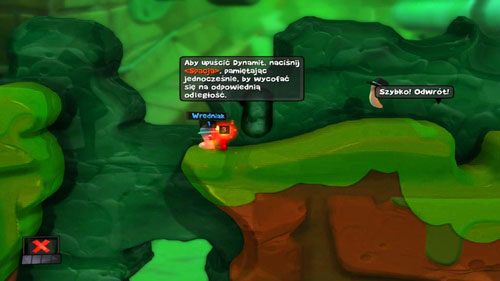 Wredniaka pozbywamy się za pomocą Dynamitu - Broń | Kanał ściekowy (Kampania) | Worms Revolution - Worms: Revolution - poradnik do gry