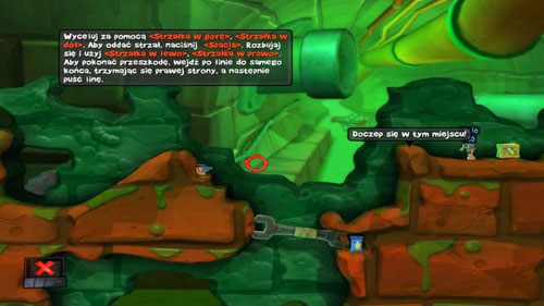 W misji trzeciej skupimy się na narzędziach ułatwiających przemieszczenie się do najbardziej niedostępnych obszarów mapy - Sprzęt | Kanał ściekowy (Kampania) | Worms Revolution - Worms: Revolution - poradnik do gry