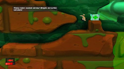 Jeśli uderzyliśmy w kapelusz grzyba, a nie w nóżkę, zostaniemy otruci - Obiekty fizyczne | Kanał ściekowy (Kampania) | Worms Revolution - Worms: Revolution - poradnik do gry