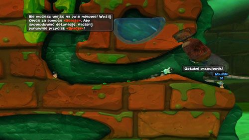 W tunelu znajdziemy Owcę - Mroczna strona | Kanał ściekowy (Kampania) | Worms Revolution - Worms: Revolution - poradnik do gry