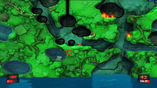 Kolejny z naszych robali jest uwięziony - Mnie nie pokonasz! | Strach (Kampania) | Worms Revolution - Worms: Revolution - poradnik do gry