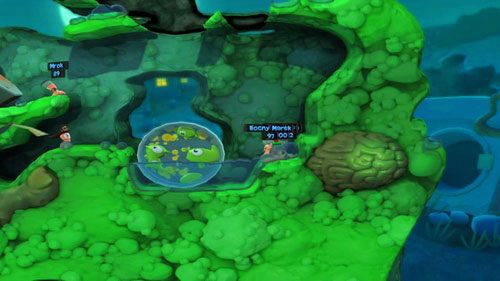 W trakcie następnego ruchu przede wszystkim skupmy się na eliminacji przeciwników zebranych w jednym miejscu - Nawiedzone wzgórze | Strach (Kampania) | Worms Revolution - Worms: Revolution - poradnik do gry