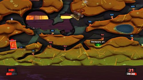 W trakcie drugiego ruchu liczy się każda sekunda - Spokój mi tu! | Podwórko (Kampania) | Worms Revolution - Worms: Revolution - poradnik do gry