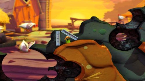 Nie unikniemy niestety sytuacji, w której zabraknie nam narzędzi, by dostać się do góry przy jednoczesnej obecności 1-2 wrogich robali na dogodnych pozycjach - Walka wzywa! | Podwórko (Kampania) | Worms Revolution - Worms: Revolution - poradnik do gry