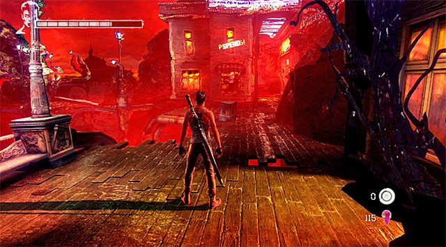 Możesz ruszać dalej - Przeprawa przez pierwszą część lunaparku | 1 - Found (Odnaleziony) - DMC: Devil May Cry - poradnik do gry