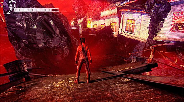 Tradycyjnie już radzę rozejrzeć się po nowej lokacji po zakończeniu walk - Przeprawa przez pierwszą część lunaparku | 1 - Found (Odnaleziony) - DMC: Devil May Cry - poradnik do gry