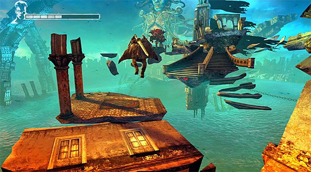 Przed Tobą niezbyt skomplikowana sekwencja platformowa - Pierwsze wspomnienie | 2 - Home Truths (Prawda o domu rodzinnym) - DMC: Devil May Cry - poradnik do gry