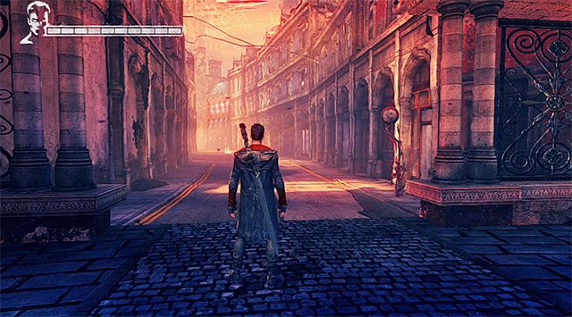 Na sam koniec wyrusz w stronę miejsca, w którym przebywa Kat - Pokonanie pierwszej grupy potworów | 3 - Bloodline (Więzy krwi) - DMC: Devil May Cry - poradnik do gry