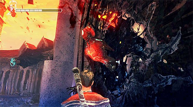 Zanim opuścisz to miejsce dobrze byłoby się trochę rozejrzeć - Dotarcie do miejsca pobytu Kat | 3 - Bloodline (Więzy krwi) | DMC Devil May Cry - DMC: Devil May Cry - poradnik do gry