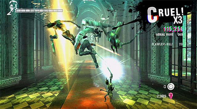 W katedrze czeka Cię bardzo długa bitwa, która składa się z czterech zasadniczych części - Wydostanie się z katedry | 4 - Under Watch (Pod obserwacją) | DMC Devil May Cry - DMC: Devil May Cry - poradnik do gry