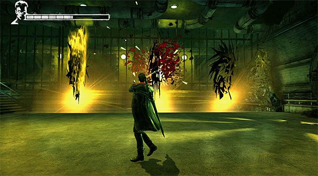 Ostatnia trzecia część to starcie z trzema demonicznymi odłamkami - Dotarcie do mieszalni | 5 - Virility | DMC Devil May Cry - DMC: Devil May Cry - poradnik do gry