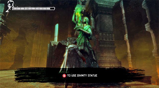 Ruszaj prosto, docierając po kilku chwilach do wyjścia z tunelu - Dotarcie do legowiska sukkuba | 6 - Secret Ingredient (Tajny składnik) - DMC: Devil May Cry - poradnik do gry