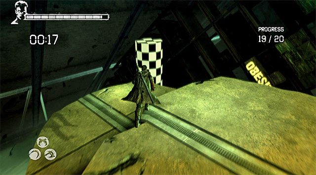 BONUSOWA MISJA: Użyj anielskiego przyśpieszenia żeby przelecieć na mniejszą półkę zlokalizowaną po lewej stronie - Dotarcie do legowiska sukkuba | 6 - Secret Ingredient (Tajny składnik) - DMC: Devil May Cry - poradnik do gry