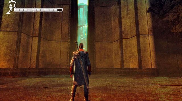 Po załatwieniu wszystkich spraw skorzystaj z pokazanego na powyższym screenie przejścia - Dotarcie do legowiska sukkuba | 6 - Secret Ingredient (Tajny składnik) - DMC: Devil May Cry - poradnik do gry