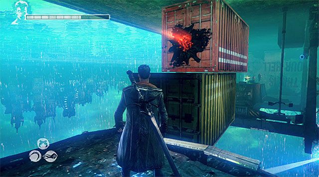 Powróć na poprzednią półkę - Przeprawa przez pierwszą część więzienia | 7 - Overturn (Przewrót) - DMC: Devil May Cry - poradnik do gry