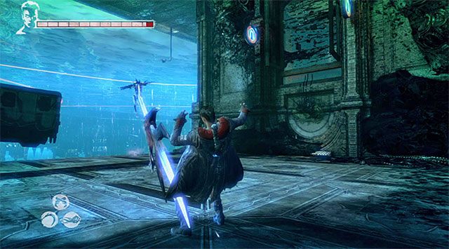 Przed Tobą pierwsze spotkanie z harpiami (Harpy) - Dotarcie do jednookiego więźnia | 7 - Overturn (Przewrót) | DMC Devil May Cry - DMC: Devil May Cry - poradnik do gry