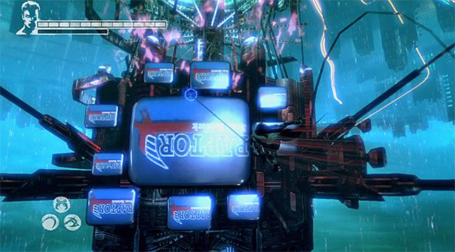 Ostatnia część tej sceny jest już mniej wymagająca - Dotarcie do Boba Barbasa | 10 - Bad News (Złe wieści) | DMC Devil May Cry - DMC: Devil May Cry - poradnik do gry