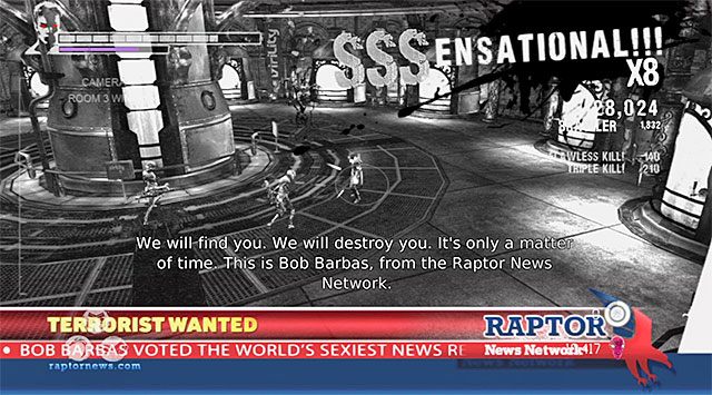 Tak samo jak wcześniej nie musisz za wszelką cenę dążyć do wyeliminowania wszystkich potworów, tym bardziej, że nowe bestie będą regularnie docierały na pole bitwy - Bitwa z drugą grupą potworów | 10 - Bad News (Złe wieści) | DMC Devil May Cry - DMC: Devil May Cry - poradnik do gry