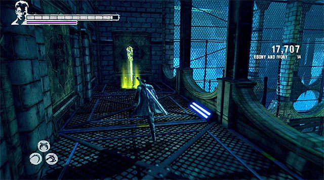 KLUCZ 1/1 (ZŁOTY/GOLD) - Klucz jest na górnym balkoniku magazynu, do którego dociera się tuż po odblokowaniu ataku Devil Trigger - Klucze | SEKRETY | DMC Devil May Cry - DMC: Devil May Cry - poradnik do gry