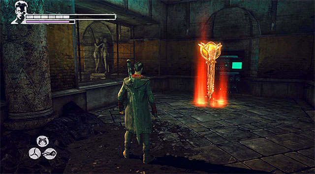 KLUCZ 1/1 (MIEDZIANY/COPPER) - Klucz jest w prawej części głównej bazy Zakonu, a konkretnie w zamkniętym pomieszczeniu, do którego możesz przedostać się niszcząc fragment ściany z użyciem demonicznych rękawic Eryx - Klucze | SEKRETY | DMC Devil May Cry - DMC: Devil May Cry - poradnik do gry