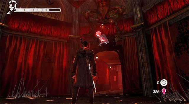 DUSZA 4/6 - Dusza znajduje się w jednym z ogólnodostępnych pomieszczeń budynku lunaparku - Misja 1 - Found (Odnaleziony) | Zagubione dusze | DMC Devil May Cry - DMC: Devil May Cry - poradnik do gry