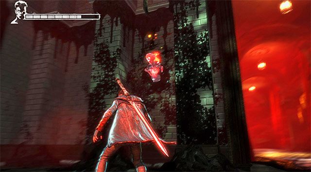 DUSZA 5/6 - Dusza znajduje się w jednym z ogólnodostępnych pomieszczeń budynku lunaparku - Misja 1 - Found (Odnaleziony) | Zagubione dusze | DMC Devil May Cry - DMC: Devil May Cry - poradnik do gry