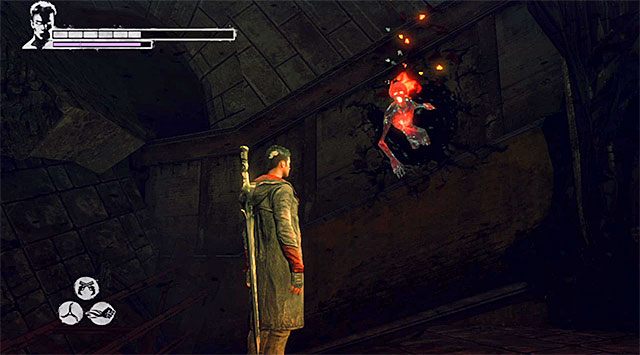 DUSZA 4/7 - Dusza jest w prawej części głównej bazy Zakonu - Misja 11 - The Order (Zakon) | Zagubione dusze | DMC Devil May Cry - DMC: Devil May Cry - poradnik do gry