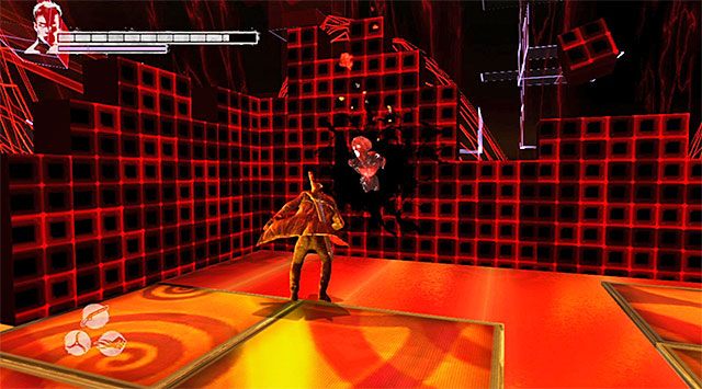 DUSZA 7/7 - Duszę możesz odnaleźć w drodze do miejsca rozegrania szóstej rundy, a konkretnie już po skorzystaniu z pierścieni przyśpieszenia i tuż przed dotarciem do ostatniego rozwidlenia - Misja 13 - Devils Dalliance (Igraszki z diabłem) | Zagubione dusze - DMC: Devil May Cry - poradnik do gry