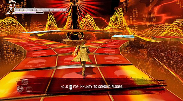 Przed Tobą pierwsza próba w ramach zwariowanego programu The Devil has Talent - Dotarcie do miejsca rozegrania pierwszej rundy | 13 - Devils Dalliance (Igraszki z diabłem) - DMC: Devil May Cry - poradnik do gry