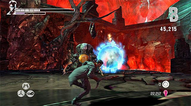 Druga część bitwy jest trudniejsza - Stoczenie pierwszej bitwy w piecu | 17 - Furnace of Souls (Dusze w ogniu piekielnym) - DMC: Devil May Cry - poradnik do gry