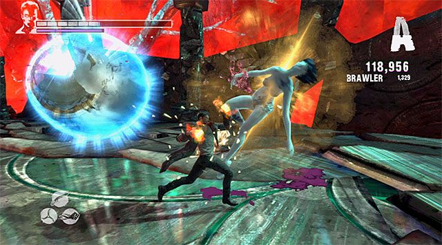 W ostatniej trzeciej części bitwy wezmą udział Dreamrunner oraz wiedźma - Stoczenie drugiej bitwy w piecu | 17 - Furnace of Souls (Dusze w ogniu piekielnym) - DMC: Devil May Cry - poradnik do gry