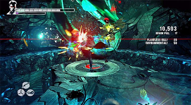 Także i tym razem do rozegrania jest bitwa, przy czym jest ona trochę mniej wymagająca - Zrestartowanie drugiego generatora | 18 - Demons Den (Kryjówka demona) - DMC: Devil May Cry - poradnik do gry