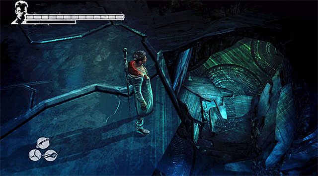 Ruszaj w stronę generatora numer 3, czyli wybierz korytarz zlokalizowany na prawo od zamkniętych drzwi skarbca - Zrestartowanie trzeciego generatora | 18 - Demons Den (Kryjówka demona) - DMC: Devil May Cry - poradnik do gry