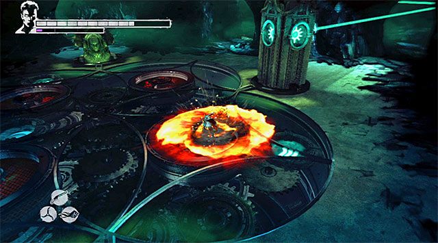 Do rozwiązania pozostała ci już tylko bardzo prosta zagadka - Podłączenie przewodów zasilających | 18 - Demons Den (Kryjówka demona) - DMC: Devil May Cry - poradnik do gry