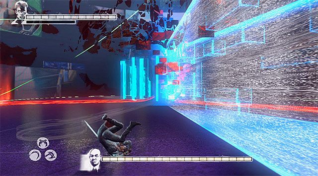 Pojedynek z Bobem Barbasem jest kilkuczęściowy i rządzi się on własnymi prawami - Boss - Bob Barbas - pierwsza część pojedynku | 10 - Bad News (Złe wieści) - DMC: Devil May Cry - poradnik do gry