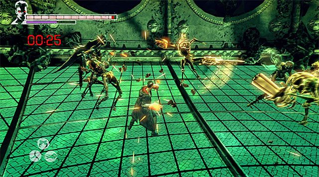 BONUSOWA MISJA: Zbadaj ten obszar, odnajdując pokazane na screenie 1 sekretne drzwi (Secret Door) - Powrót do Phineasa | 9 - Devil Inside (Diabeł w środku) | DMC Devil May Cry - DMC: Devil May Cry - poradnik do gry