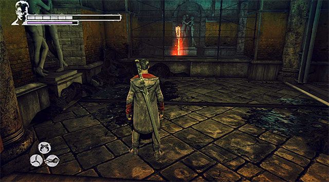 Kontynuuj przemarsz dość liniowymi korytarzami, odnajdując między innymi zamknięte drzwi - Eksploracja bazy Zakonu | 11 - The Order (Zakon) | DMC Devil May Cry - DMC: Devil May Cry - poradnik do gry