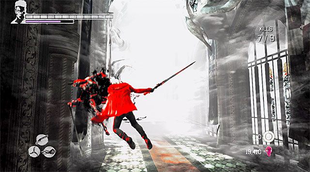 BONUSOWA MISJA: Jeżeli chcesz dotrzeć do nowego sekretu, to po przebiciu się przez ścianę musisz szybko działać - Eksploracja bazy Zakonu | 11 - The Order (Zakon) | DMC Devil May Cry - DMC: Devil May Cry - poradnik do gry