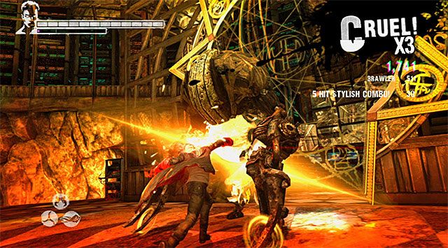 Dopiero od tego momentu możesz przystąpić do normalnej gry - Uratowanie Vergila | 12 - Under Siege (Oblężenie) | DMC Devil May Cry - DMC: Devil May Cry - poradnik do gry