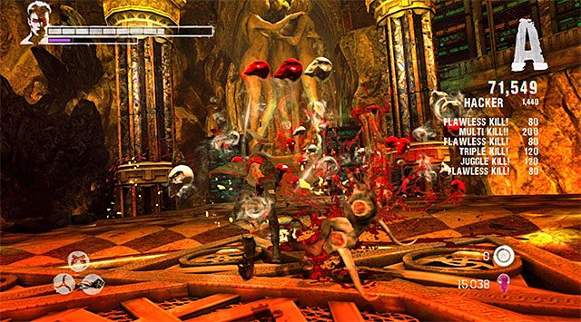 Trzecia część bitwy jest w mojej ocenie najłatwiejsza, albowiem do wyeliminowania są jedynie mniejsze odmiany znanych ci już bestii (Rage Spawn) - Główna bitwa w serwerowni | 12 - Under Siege (Oblężenie) | DMC Devil May Cry - DMC: Devil May Cry - poradnik do gry