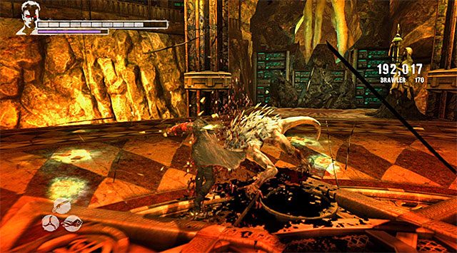 Ostatnia ósma część bitwy to starcie z dorosłymi bestiami Rage - Główna bitwa w serwerowni | 12 - Under Siege (Oblężenie) | DMC Devil May Cry - DMC: Devil May Cry - poradnik do gry