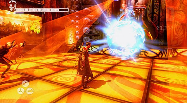 Trzecia część bitwy stanowi już nieco większe wyzwanie - Pierwsza bitwa w klubie nocnym | 13 - Devils Dalliance (Igraszki z diabłem) - DMC: Devil May Cry - poradnik do gry