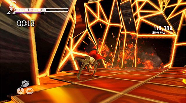 Dopiero po rozprawieniu się z latającymi potworami zajmij się tymi przeciwnikami, którzy pozostali na ziemi - Przetrwanie drugiej rundy | 13 - Devils Dalliance (Igraszki z diabłem) - DMC: Devil May Cry - poradnik do gry