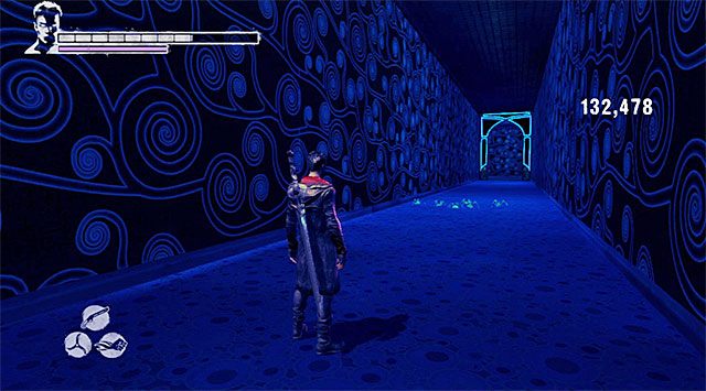 Dopiero po uwolnieniu opisanej wyżej duszy wybierz korytarz prowadzący do pomieszczenia, w którym rozegrana zostanie czwara runda - Przetrwanie trzeciej rundy i dotarcie do czwartej | 13 - Devils Dalliance (Igraszki z diabłem) - DMC: Devil May Cry - poradnik do gry