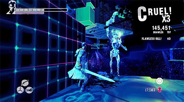 Obie świetlane ścieżki prowadzą w to samo miejsce - Dotarcie do miejsca rozegrania piątej rundy | 13 - Devils Dalliance (Igraszki z diabłem) - DMC: Devil May Cry - poradnik do gry