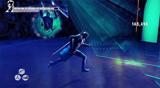 Piąta runda to pojedynek z tajemniczym przeciwnikiem, którego miałeś już okazję spotkać w trakcie eksploracji głównej bazy Zakonu - Przetrwanie piątej rundy | 13 - Devils Dalliance (Igraszki z diabłem) - DMC: Devil May Cry - poradnik do gry