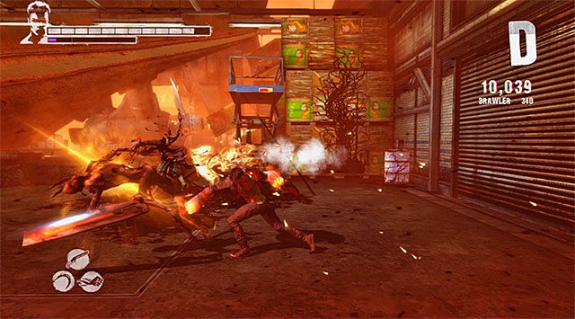 Możesz się teraz zachować na dwa sposoby - Przeprawa przez doki | 15 - The Trade (Wymiana) | DMC Devil May Cry - DMC: Devil May Cry - poradnik do gry